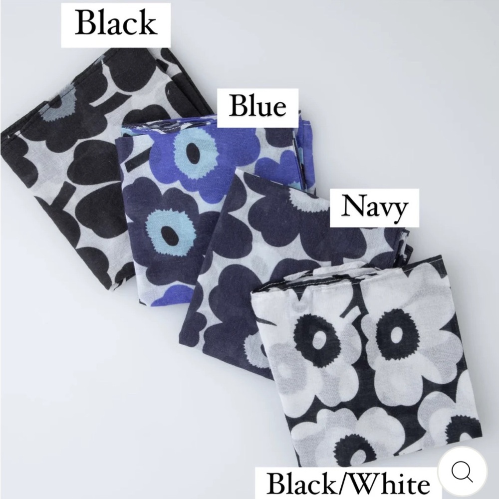 Floral Patterned square scarf